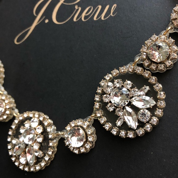 NWT J. Crew Crystal statement necklace - Picture 3 of 7